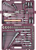 Набор инструмента универсальный Thorvik TS142 (1/4", 3/8" и 1/2"DR, 142 предмета)